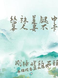 丝袜美腿中文字幕人妻不卡一区