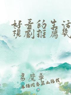 好看的生活片电视剧推荐几部 前十名