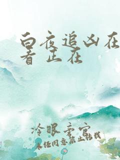 白夜追凶在线观看 正在