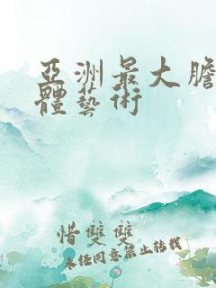 亚洲最大胆的人体艺术