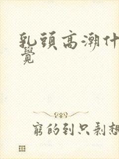 乳头高潮什么感觉