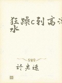 狂躁c到高潮喷水