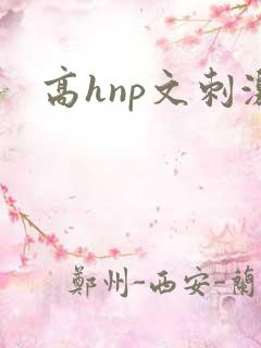 高hnp文刺激