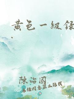 黄色一级录像片.