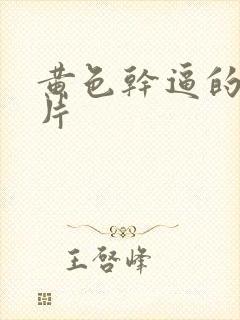 黄色干逼的一级片