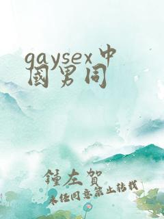 gaysex中国男同