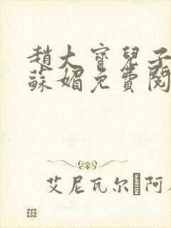 赵大宝儿子赵刚苏媚免费阅读