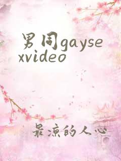 男同gaysexvideo