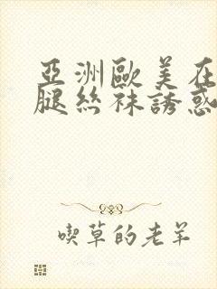 亚洲欧美在线美腿丝袜诱惑