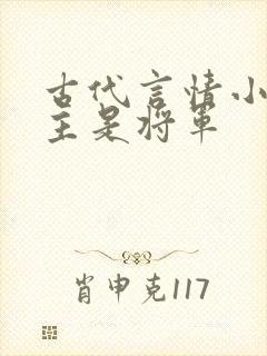 古代言情小说男主是将军