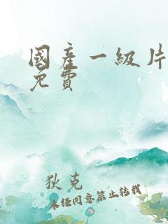 国产一级片精品免费