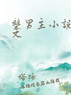 双男主小说生子文