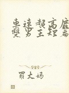 车速超高废文的双男主短篇小说推荐