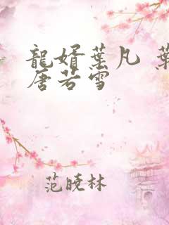 龙婿叶凡 叶凡唐若雪