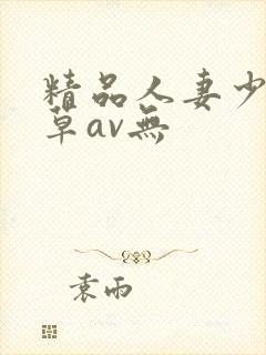 精品人妻少妇嫩草av无