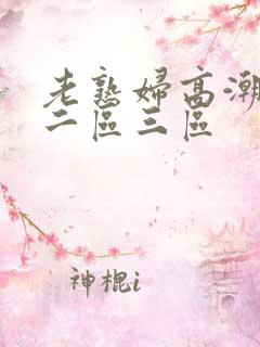 老熟妇高潮一区二区三区