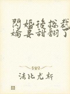 闪婚后总裁农村娇妻甜翻了61