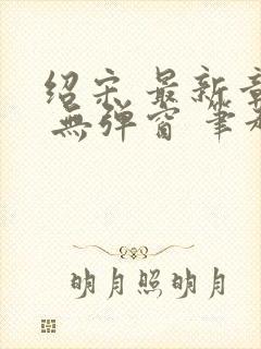 绍宋 最新章节 无弹窗 笔趣阁