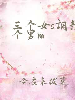 三个女s调教一个男m