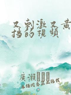 又刺激又黄无遮挡的视频