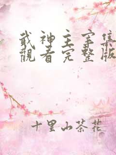 武神主宰集免费观看完整版