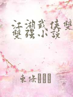 江湖武侠双男主双强小说