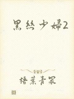 黑丝少妇2