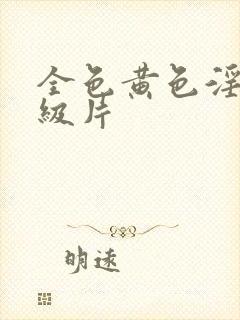 全色黄色淫a一级片