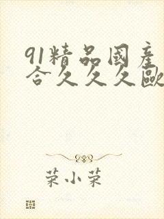 91精品国产综合久久久欧美