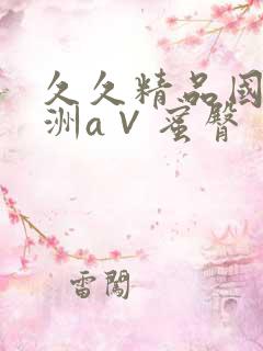 久久精品国产亚洲a∨蜜臀