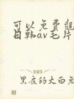 可以免费观看的日韩av毛片