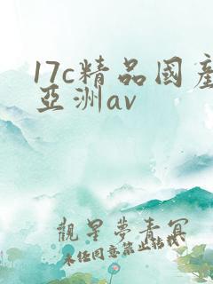 17c精品国产亚洲av