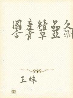 国产精品久久综合青草亚洲av