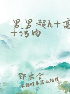 男男超h+高h+污肉