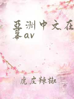 亚洲中文在线字幕av