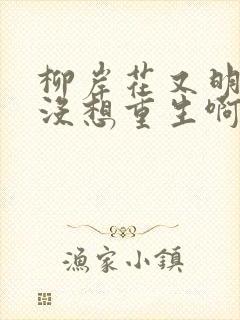 柳岸花又明我真没想重生啊