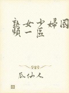 熟女少妇国内视频一区