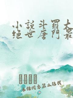 小说斗罗大陆2绝世唐门最新章节列表