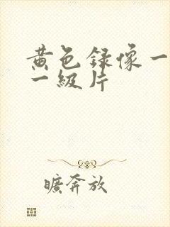 黄色录像一级片一级片