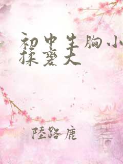 初中生胸小怎样揉变大