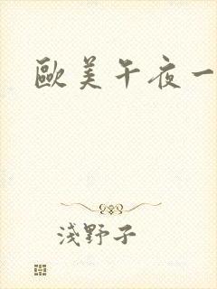 欧美午夜一级片