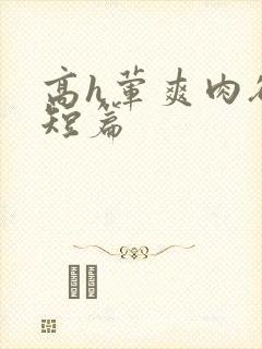 高h荤爽肉欲文短篇