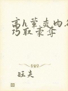 高h荤爽肉欲文巧取豪夺