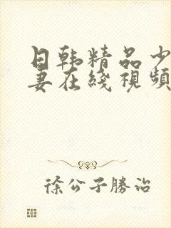 日韩精品少妇人妻在线视频