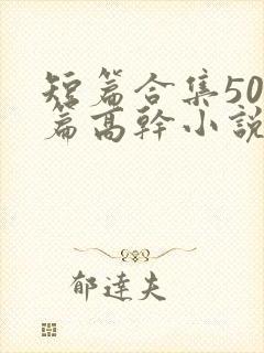 短篇合集500篇高干小说最新章节