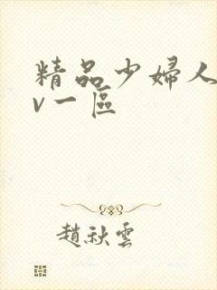 精品少妇人妻av一区