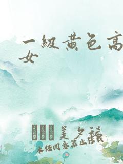 一级黄色高清男女