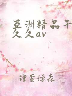 亚洲精品午夜久久久av