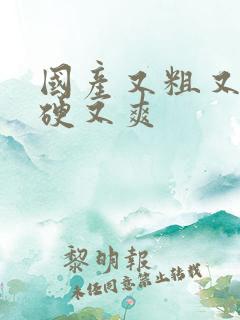 国产又粗又黄又硬又爽