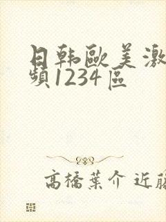 日韩欧美激情视频1234区